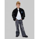 Calvin Klein - Jeans - Grijs - Wide Leg Pasvorm - Vijf Broekzakken