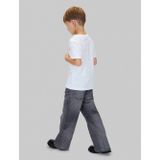 Calvin Klein - Jeans - Grijs - Wide Leg Pasvorm - Vijf Broekzakken