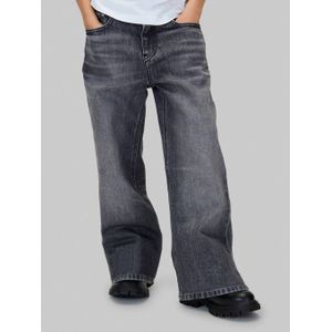 Calvin Klein - Jeans - Grijs - Wide Leg Pasvorm - Vijf Broekzakken