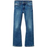 Jeans - Dark Blue - Riemlussen - Applicaties - Steekzakken - Metalen Ritssluiting