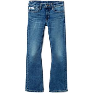 Jeans - Dark Blue - Riemlussen - Applicaties - Steekzakken - Metalen Ritssluiting