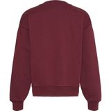 Calvin Klein - Sweatshirt - Kersrood - Losse Pasvorm - Lange Mouw