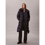Calvin Klein - Essential Midweight Long Puffer - Gewatteerde Jas - Blauw