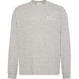 Calvin Klein - Longsleeve - Stone Grey - Katoen - Normale Pasvorm