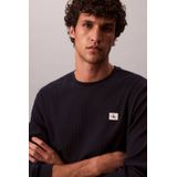 Shirt met lange mouwen en structuurmotief