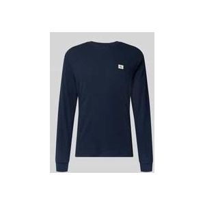 Shirt met lange mouwen en structuurmotief