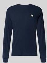 Shirt met lange mouwen en structuurmotief