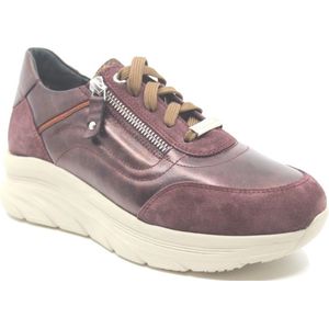 Footnotes - 16.001 Sneakers - Aubergine - Wijdte H