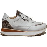 Footnotes - 31.008 Sneakers - Cow White Leopard - Wijdte H