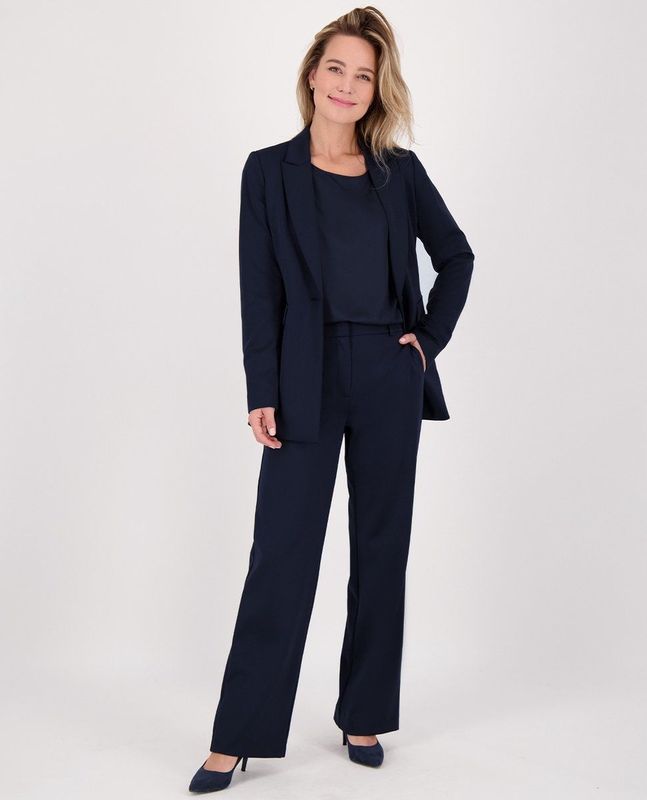 Only Emily Stretch Straight Ankle Fit Dot308 Jeans Met Hoge Taille Blauw Vrouw