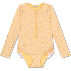 Swim Essentials Uv Zwempak Florish Yellow Rashguard