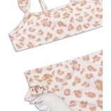 Swim Essentials - Panterprint - Meisjes Bikini - Beige - UV-bescherming