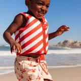 Swim Essentials - UV Zwemboxer - Beige/Rode Krabjes - Jongens