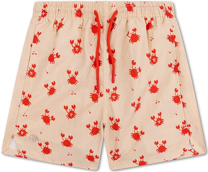 Swim Essentials - UV Zwemboxer - Beige/Rode Krabjes - Jongens