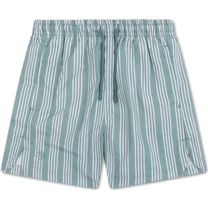 Swim Essentials - Resort Stripe - UV Zwembroek - Groen - Jongens