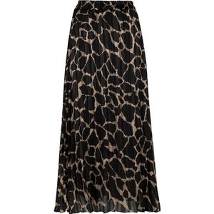 Elvira Casuals - Midi Rok - Bruin - 99% Polyester 1% Lurex