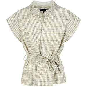 Elvira Casuals - Gilet - Ecru - Polyester/Katoen/Acryl