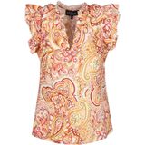 Elvira Collections Top elisa paisley orange