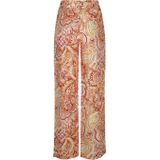 Elvira Collections - Casual Broek - Rood - Straight High Waist