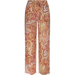 Elvira Collections - Casual Broek - Rood - Straight High Waist