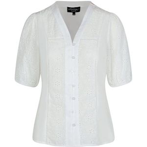 Elvira Casuals - Blouse - Off-White - Viscose/Elastaan