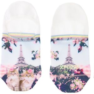 XPOOOS - Sisters - Dames Footies - Onzichtbare Sneakersokken - One Size