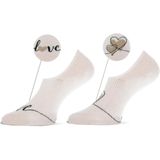 Marcmarcs no-show sneakersokken Lyss - set van 2 ecru/beige