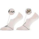 Marcmarcs No-Show Sneakersokken Lyss - Set van 2 Ecru/Beige