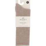 Basset - Merinowollen Sokken - Beige - Comfort