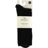 Basset - Merinowollen Sokken - Zwart - Comfort