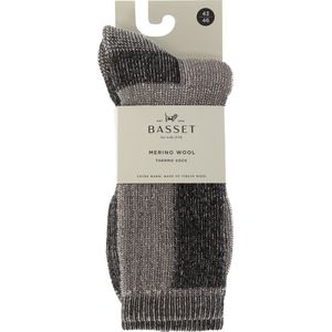 Dikke Merino - Thermosokken - Zwart - Wollen Sokken voor Dames en Heren