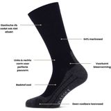 Basset - Wandelsokken - Marine - Merinowol - 1-pack