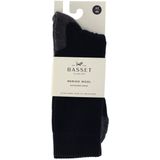 Basset - Wandelsokken - Marine - Merinowol - 1-pack