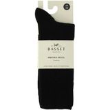 Basset - Merinowollen Sokken - Casual - Zwart - 60% Merinowol
