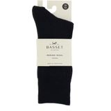 Basset - Merinowollen Sokken - Casual - Zwart - 60% Merinowol