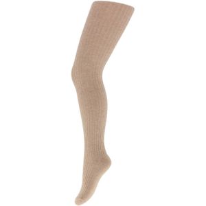 Yellow Moon - Katoenen Maillot - Beige - Met Ribstructuur