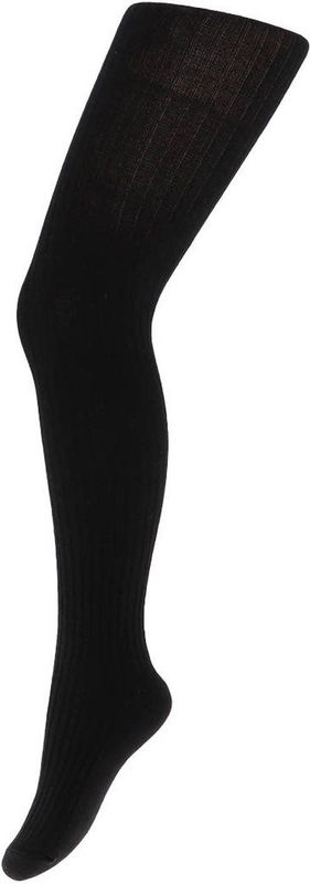 Yellow Moon - Katoenen Maillot - Zwart - Met Ribstructuur