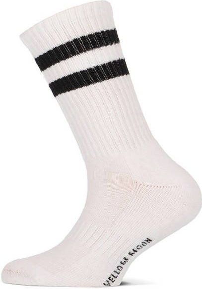 Yellow Moon - Kinder Sportsokken - Wit - Set van 2 Paar