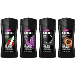 Axe - 3-in-1 Douchegel Mix Set - 4 x 250 ml
