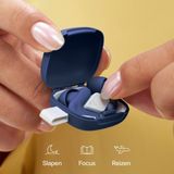 Alpine Silence - Oordoppen - Donker Blauw - Herbruikbare Gehoorbescherming - Tot 25dB Geluidsdemping