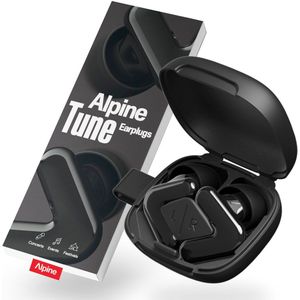 Alpine - Tune Festivaloordoppen - Oordoppen - Zwart - Hifi Geluidskwaliteit - 19dB Gehoorbescherming