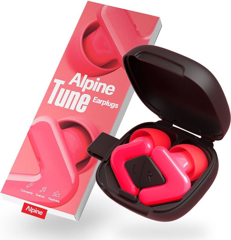 Alpine Tune - Festivaloordoppen - Transparant - V-vormig Ontwerp