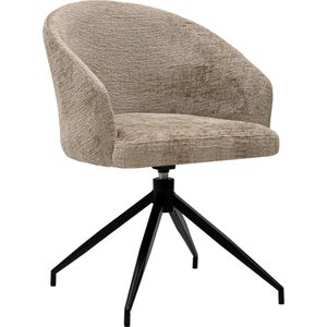Kick Collection - Merle - Draaistoel - Beige - Stof - Comfortabel Design