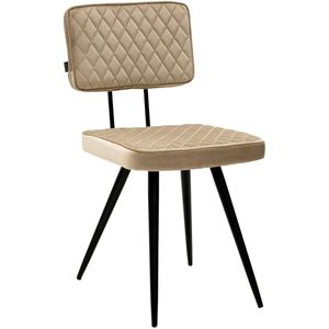 Kick Collection - Toby - Eetkamerstoel - Champagnekleur - Velvet Stof