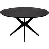 Kick eettafel Havard - 140cm - Zwart