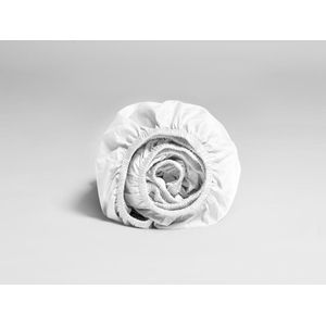 Yumeko - Hoeslaken - Wit - Katoen Satijn - Biologisch en Fairtrade