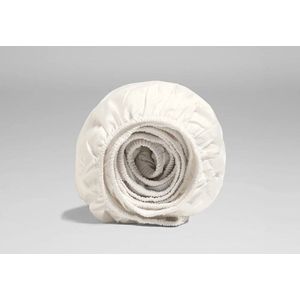 Yumeko - Hoeslaken - Warm Wit - Katoen Satijn - Biologisch en Fairtrade