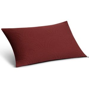 Yumeko Sierkussenhoes Mousseline Katoen 40x60 Rood - Eco, Bio & Fairtrade
