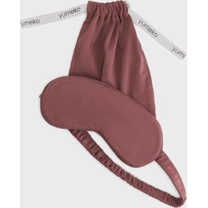 Slaapmasker - Zwart - 100% Biologisch Jersey Katoen