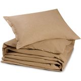 Yumeko dekbedovertrek velvet flanel honey chambray + 1/ Biologisch & ecologisch